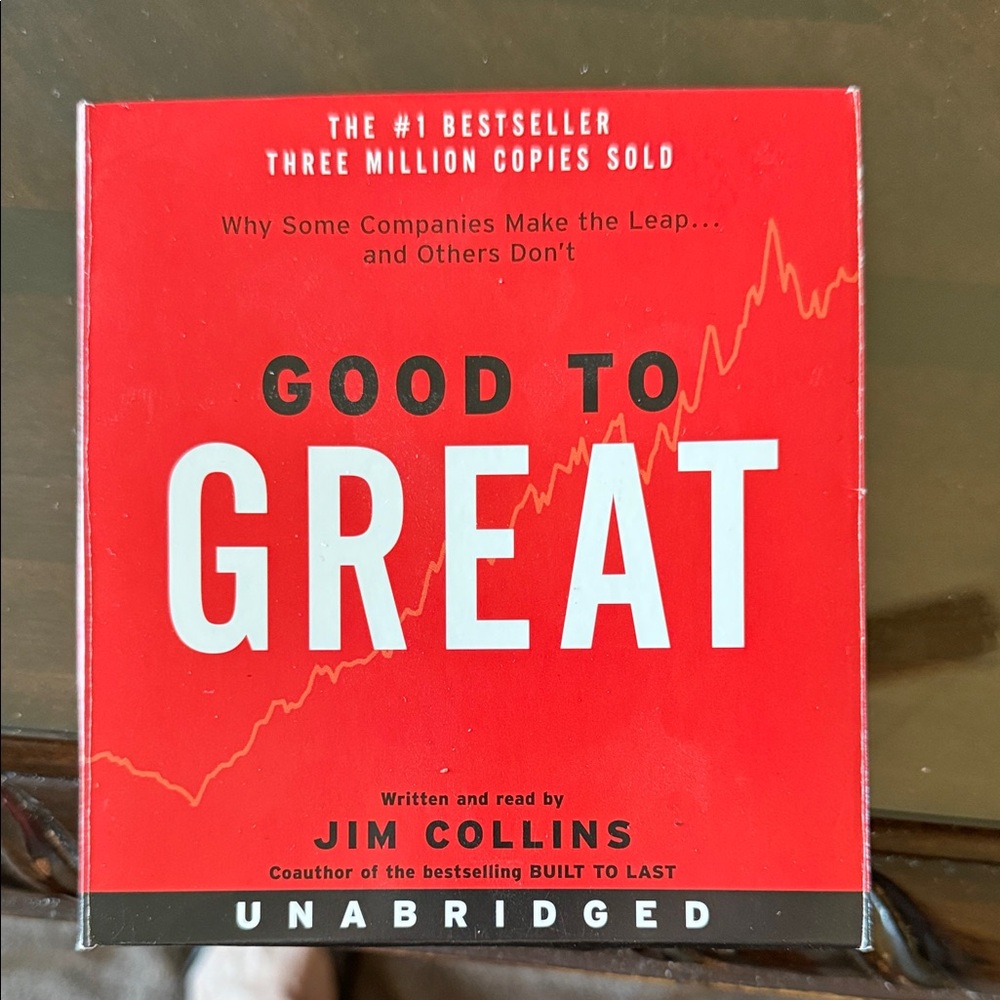 Good to Great Unabridged Audiobook. New